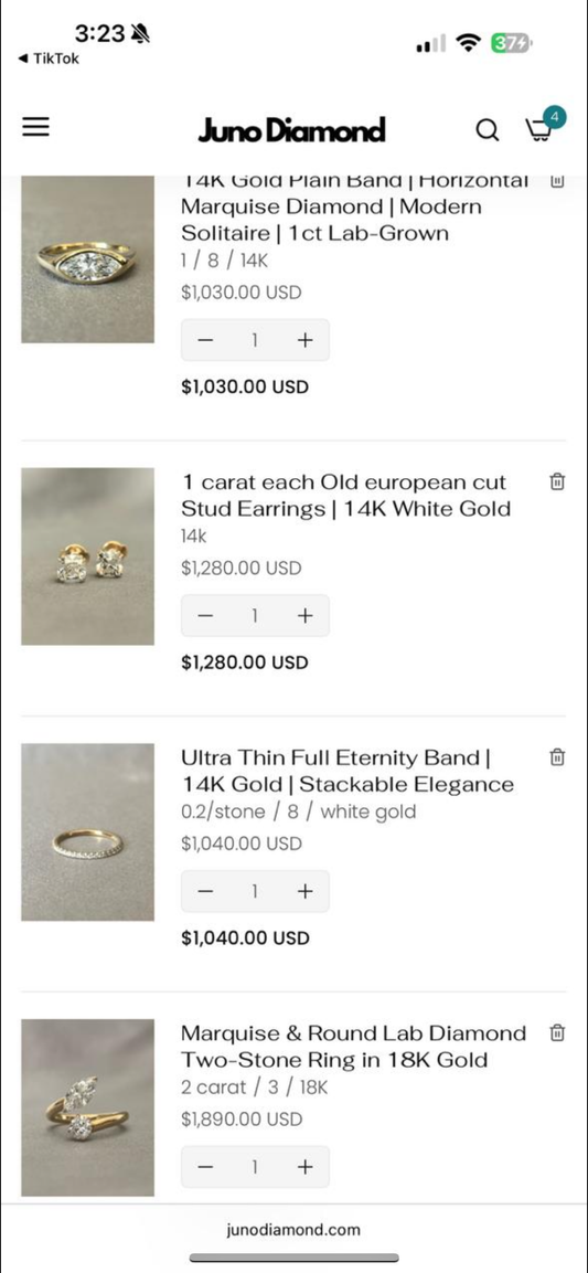 A link to pay for 4 times