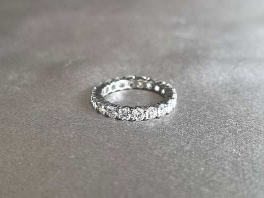 Lab Grown Diamond Eternity Band | Full Eternity Ring | Round Brilliant Cut