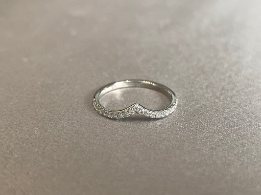 Geometric Diamond Half  Eternity Band | Lab Grown Diamond Ring | Architectural