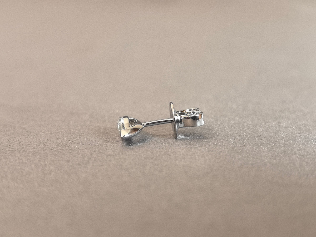 Juno Diamond E-051 | 1 Carat Total Weight Marquise-Cut Lab-Grown Diamond V-Prong Stud Earrings Earrings