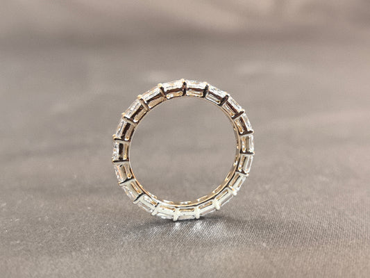 Juno Diamond MX-031 | Alternating Radiant and Cushion Mixed-Shape Lab-Grown Diamond Eternity Ring Ring