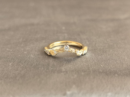 Juno Diamond MX-032 | Mixed-Cut Lab-Grown Diamond Prong Ring Ring