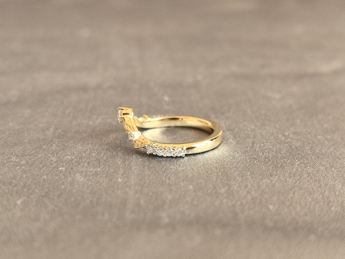 Juno Diamond MX-032 | Mixed-Cut Lab-Grown Diamond Prong Ring Ring