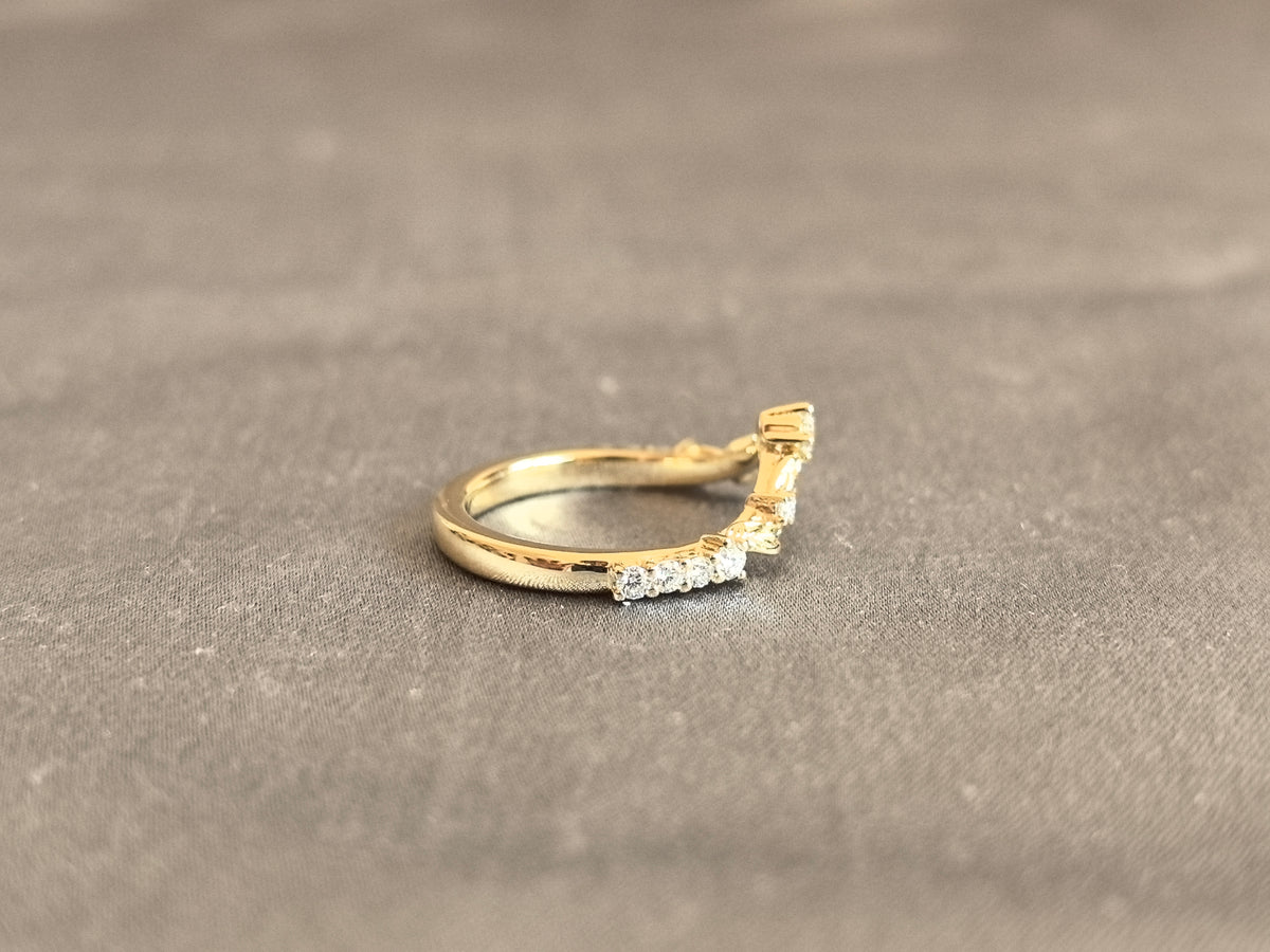 Juno Diamond MX-032 | Mixed-Cut Lab-Grown Diamond Prong Ring Ring