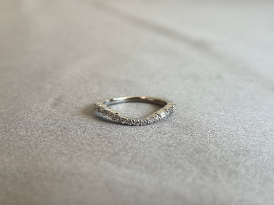 Juno Diamond MX-041 | Alternating Round and Emerald-Cut Lab-Grown Diamond Tapered Band Ring Ring
