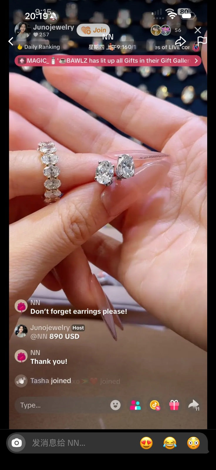 Juno Diamond A link for NN to pay