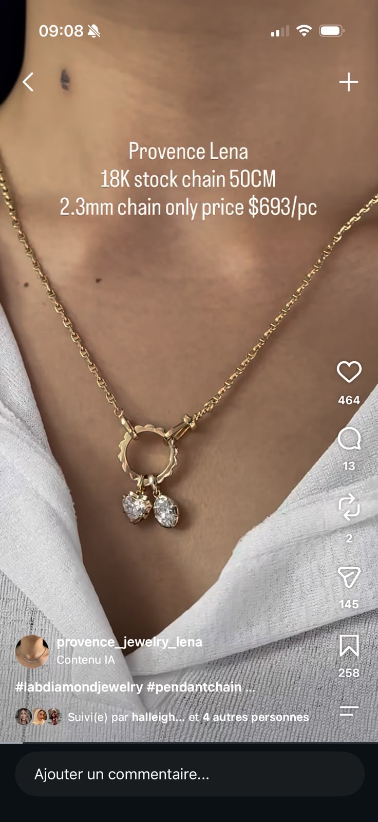 Juno Diamond A link for Nasrine to pay Custom Order