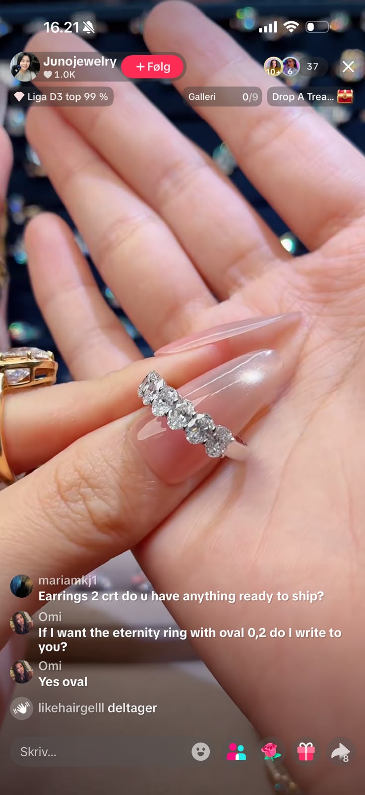Juno Diamond A link for Omaima to pay Custom Order