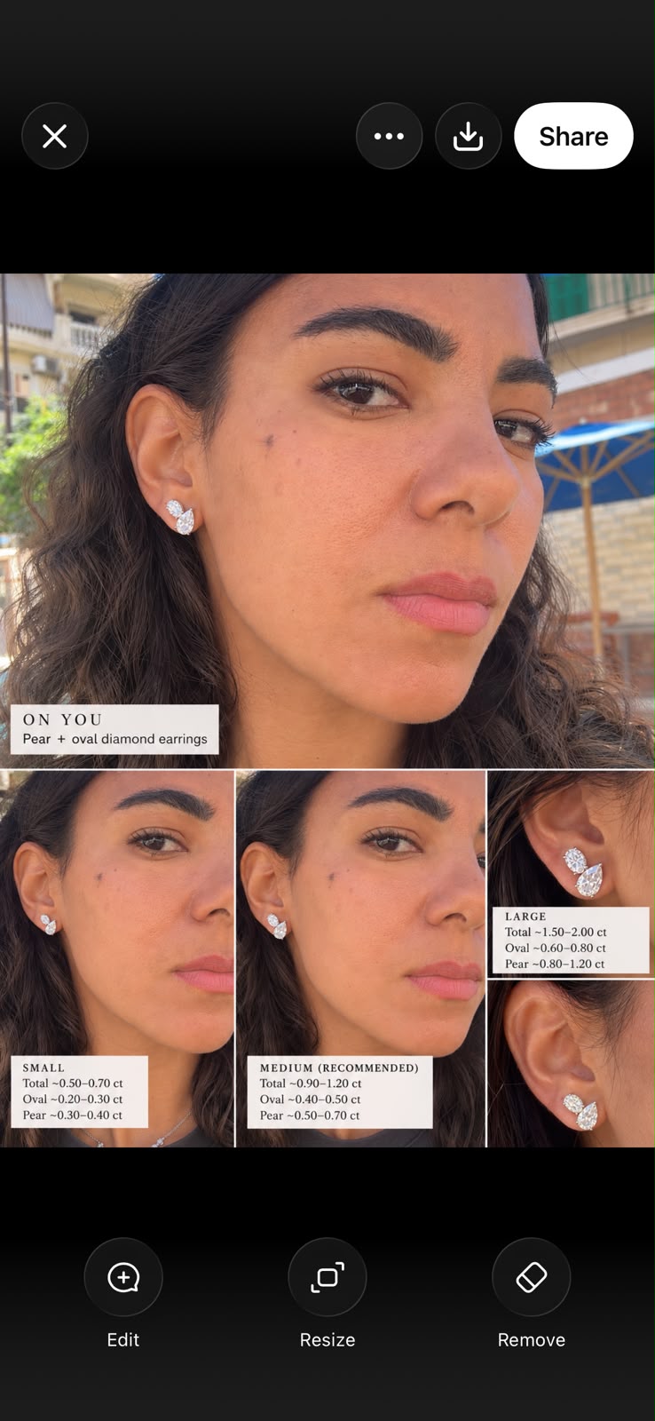 Juno Diamond A link for Farah Safwat to pay Custom Order