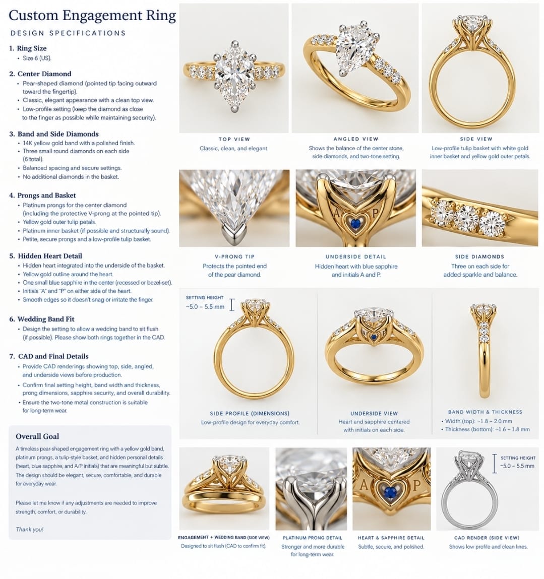 Juno Diamond A link for Anthony to pay Custom Order