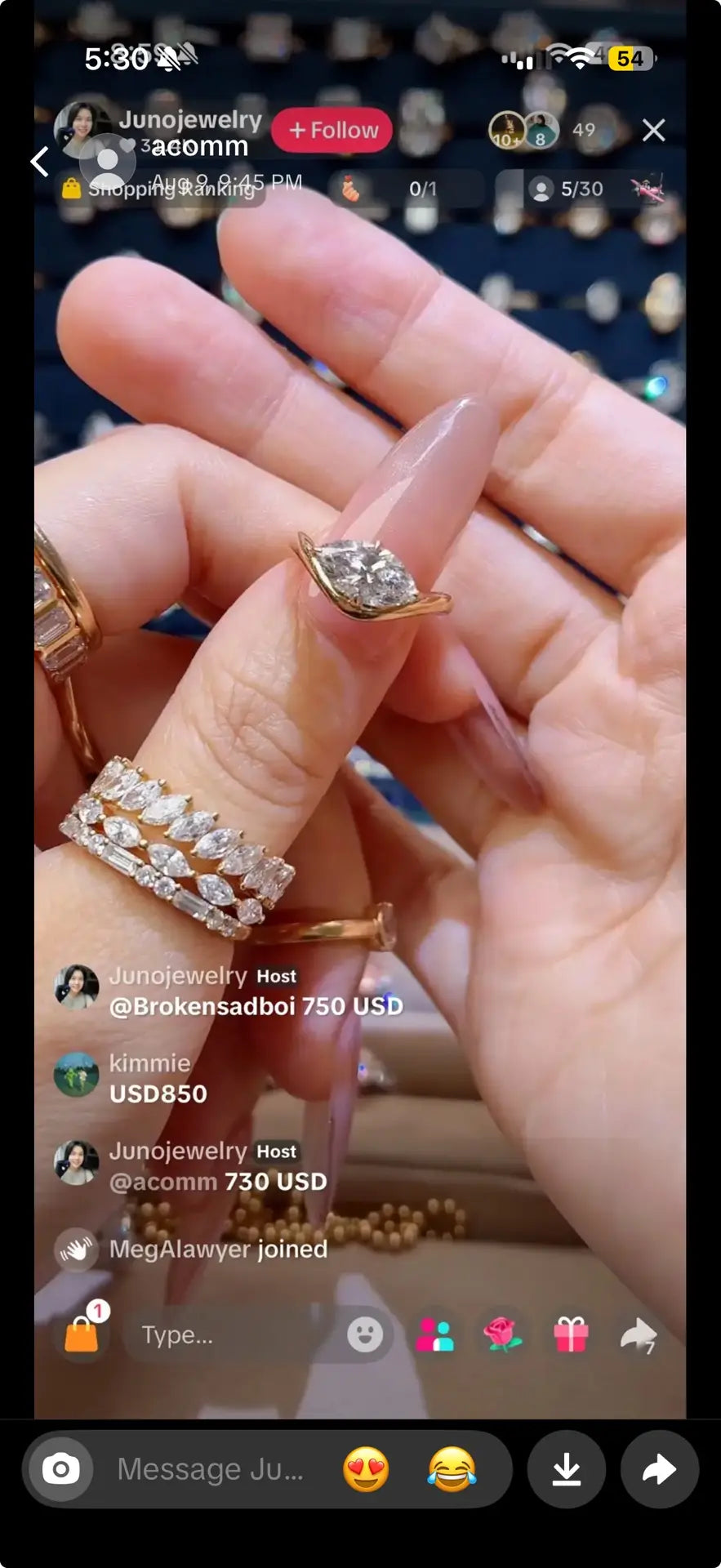 Juno Diamond A link for acomm to pay