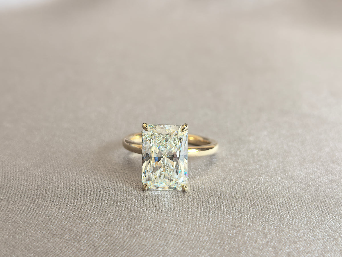 Juno Diamond RD-029 | 2 Carat Radiant-Cut Lab-Grown Diamond 1-Stone Solitaire Ring