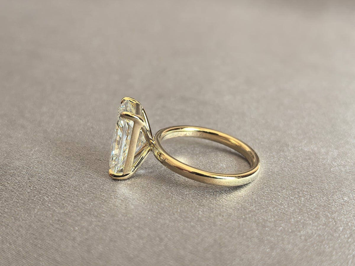 Juno Diamond RD-029 | 2 Carat Radiant-Cut Lab-Grown Diamond 1-Stone Solitaire Ring