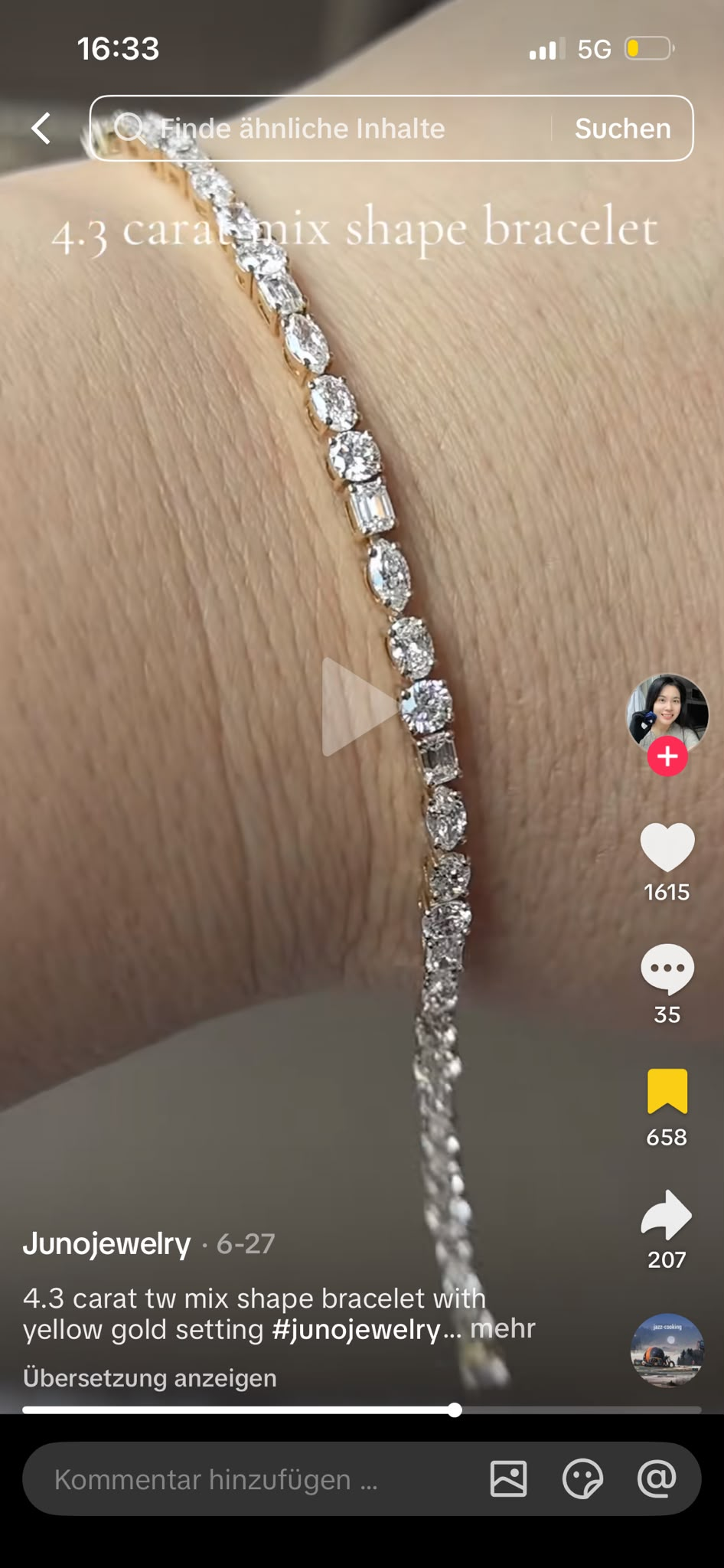 Juno Diamond A link for Besiana to pay Custom Order