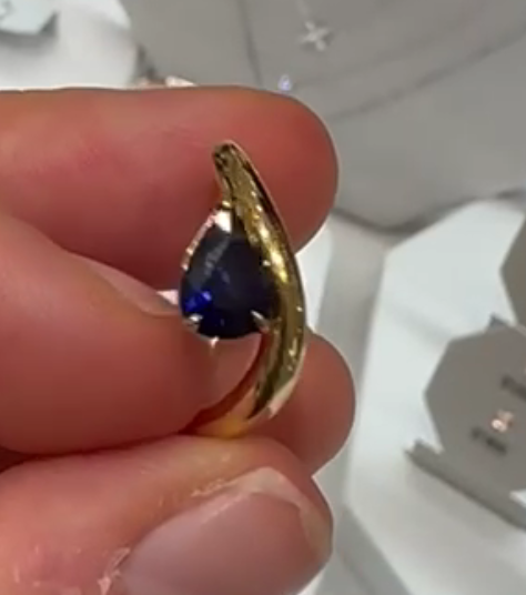 Juno Diamond A link for Ellie-天然1卡绿松尾戒 Hyman to pay Custom Order
