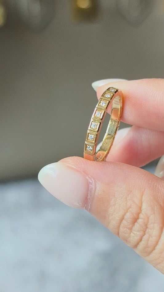 Chopard-Style Gold Band | Inspired Band