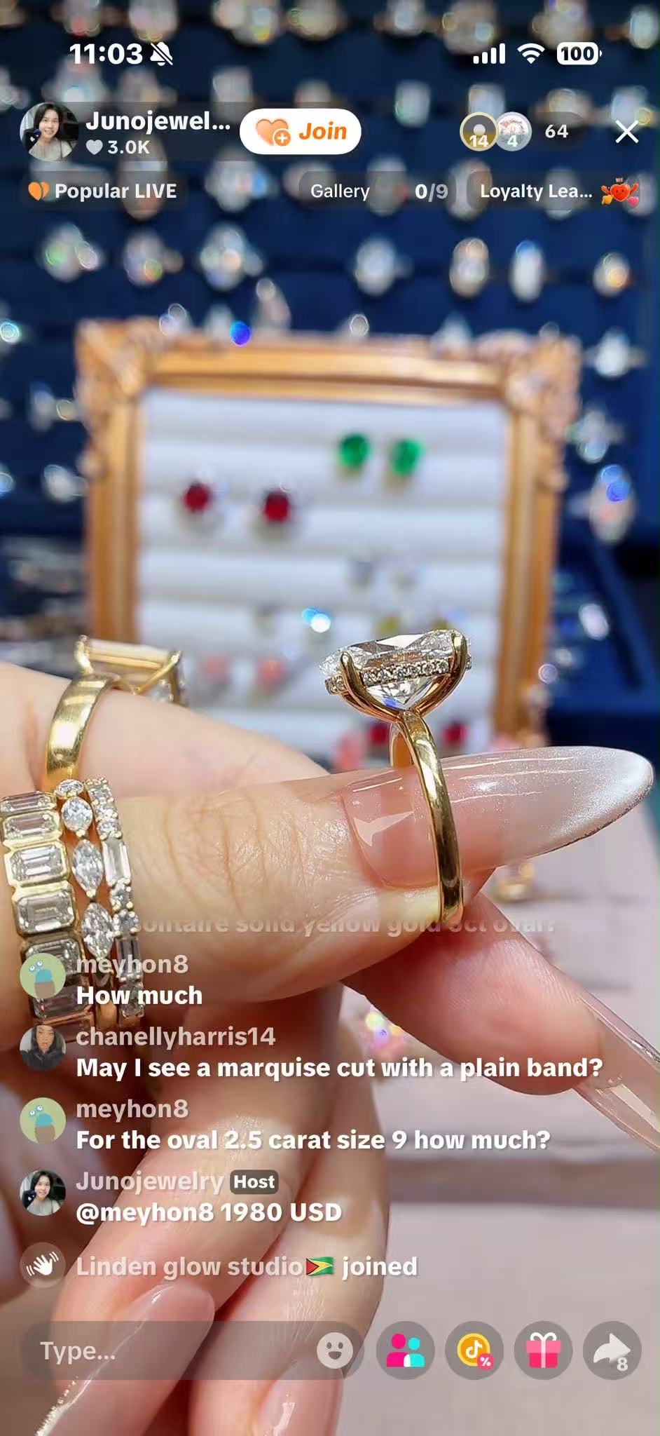 Juno Diamond A link for R to pay
