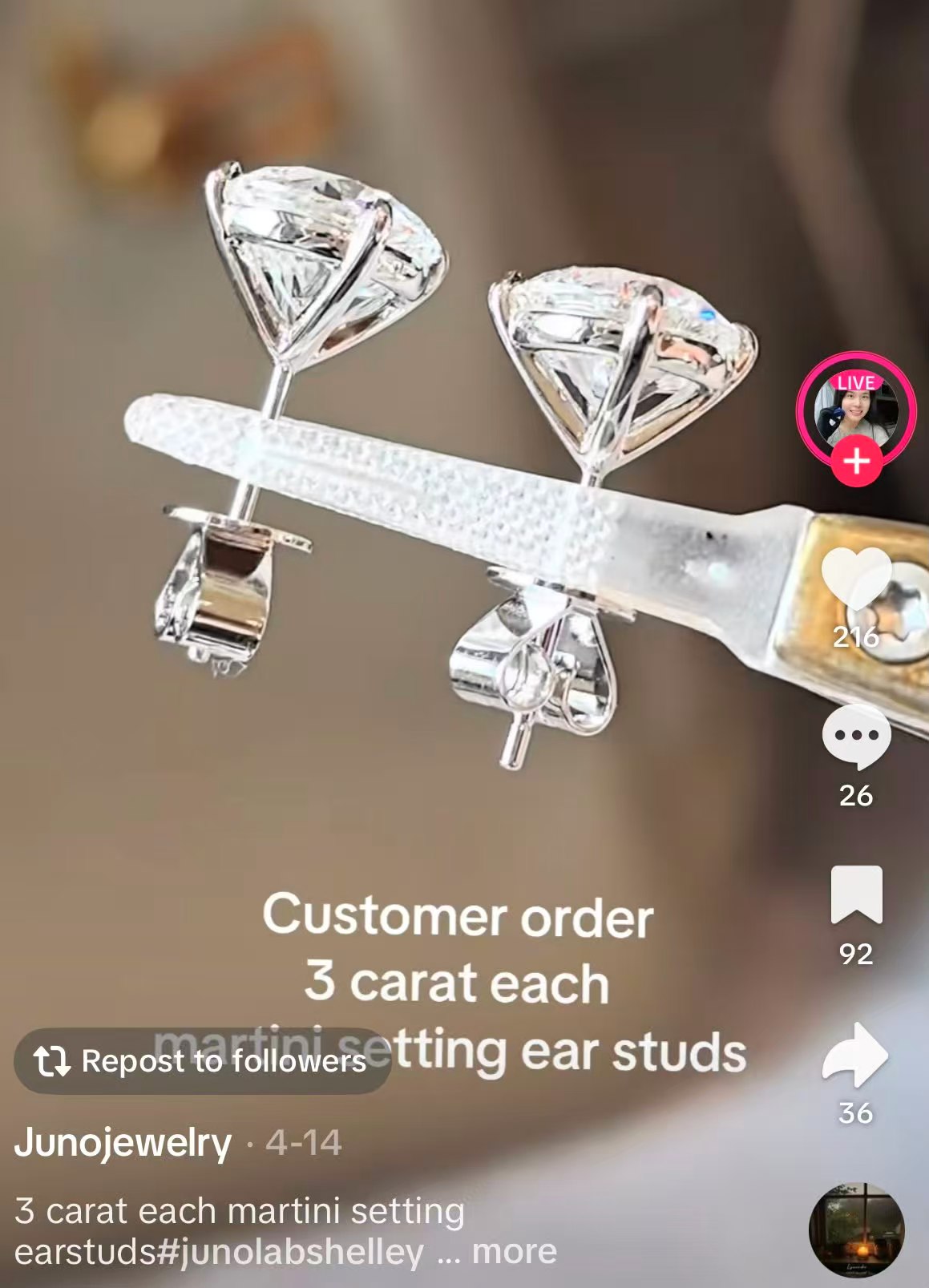 Juno Diamond A link for janet to pay